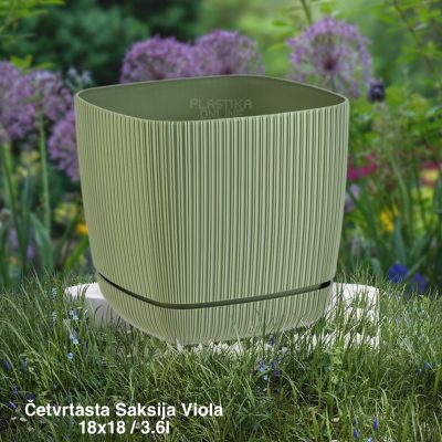 Plasticna saksija Viola 18x18