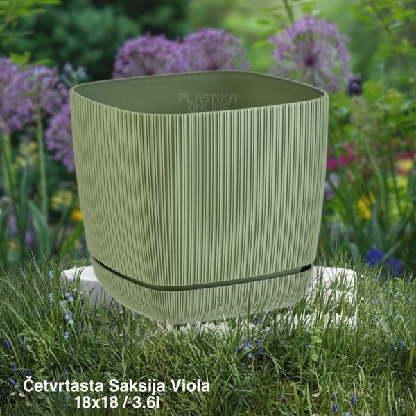 Plasticna saksija Viola 18x18