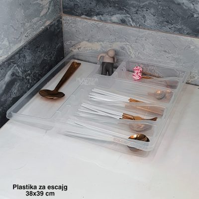 Plastika za escajg 38 , posuda za escajg, organizer za escajg, organizator za escajg, plastika za kasike i viljuske, posuda za kasike i viljuske
