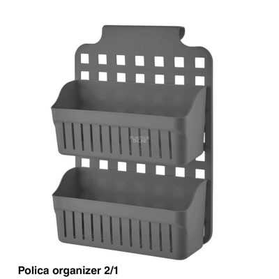 Polica organizer 2, plasticne police za kupatilo, stalak za kupatilo, police za odlaganje, organizator za sminku