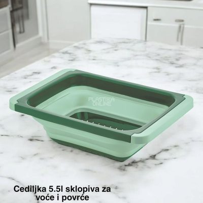 Sklopiva cediljka 5,5L, djevdjir, đevđir sklopivi, veliki djevdjir