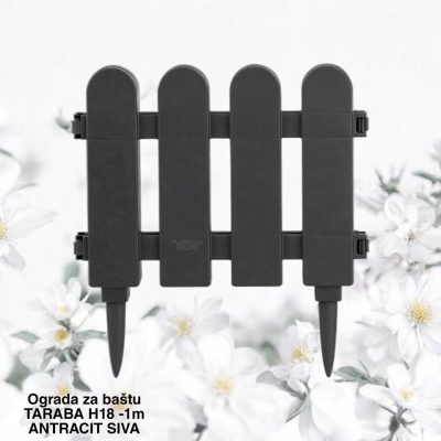 Ograda za baštu Taraba H18, ogradice za cvece, plasticne ogradice za cvece cena, ogradica za cvece, plasticne ogradice za bastu cene, ogradice za bastu, plasticne ogradice za bastu cene