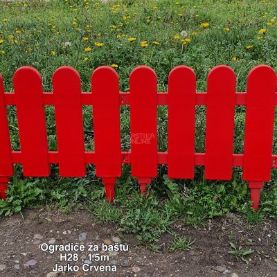 Ogradice za bastu H28, plasticne ogradice za bastu cene, ograda za dvoriste, ograda za bastu, plasticne ograde za bastu, ogradice za bastu plasticne