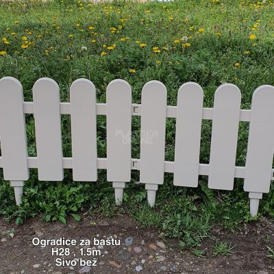 Ogradice za bastu H28, plasticne ogradice za bastu cene, ograda za dvoriste, ograda za bastu, plasticne ograde za bastu, ogradice za bastu plasticne