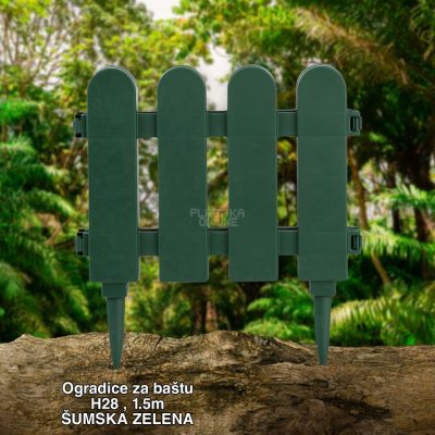Ogradice za bastu H28, plasticne ogradice za bastu cene, ograda za dvoriste, ograda za bastu, plasticne ograde za bastu, ogradice za bastu plasticne