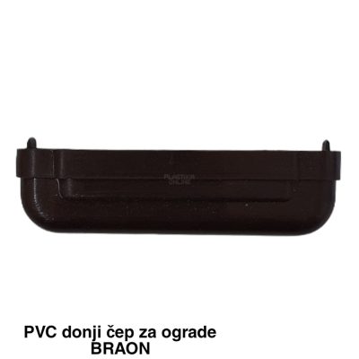 PVC donji čep za ograde , pvc letva, pvc letve, letve za ogradu