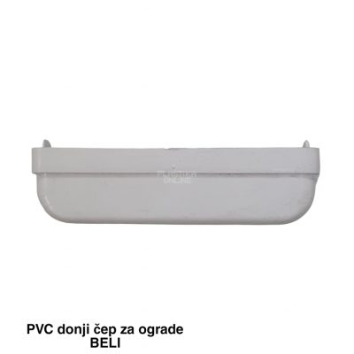 PVC donji čep za ograde , pvc letva, pvc letve, letve za ogradu