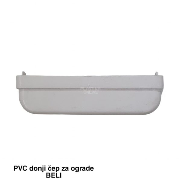 PVC donji čep za ograde , pvc letva, pvc letve, letve za ogradu