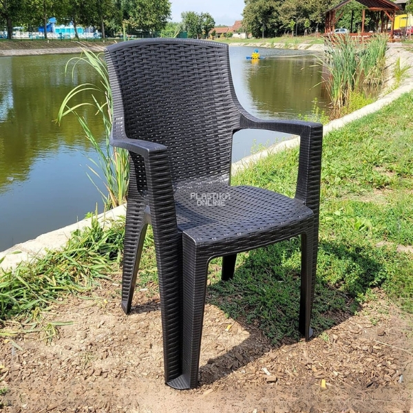 Plastična stolica Amelia Ratan 1454
