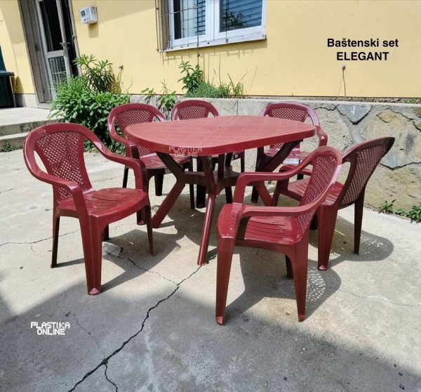 Baštenski set Elegant red