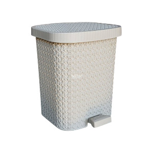 Mala kanta za smeće 8L PEDALKA KNIT RIO moka