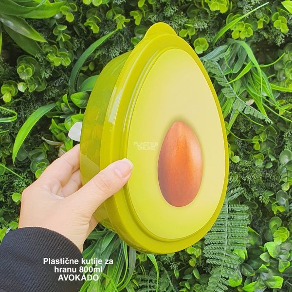 Plastične kutije za hranu 800ml AVOKADO, kutije za hranu, plasticne posude za hranu, plasticne posude, posude za hranu, kutije za hranu za poneti