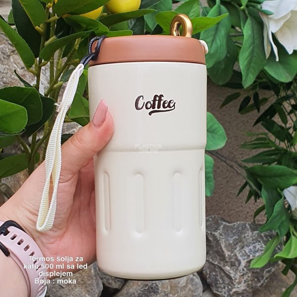 Termos šolja za kafu 500ml ,pametni termos, led termos, koliko termos drži toplotu