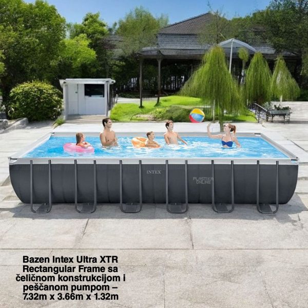 Intex Ultra XTR Rectangular Frame bazen-31805 l – 7.32m x 3.66m x 1.32m