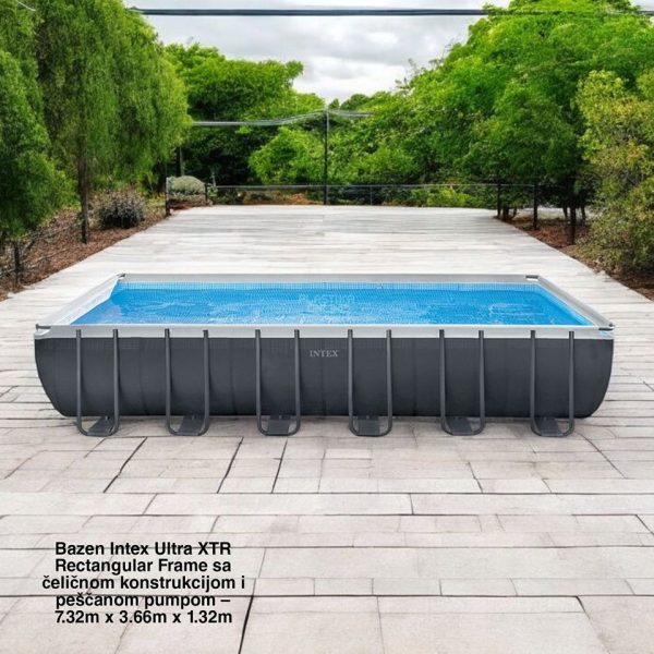 Intex Ultra XTR Rectangular Frame bazen-31805 l – 7.32m x 3.66m x 1.32m