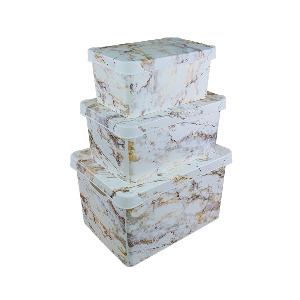 Set ukrasnih kutija White Ceramic