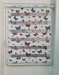 ZEBRA ZAVESA ZA DEČIJU SOBU 70X80CM LEPTIR
