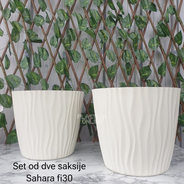 Set od 2 saksije Sahara fi30