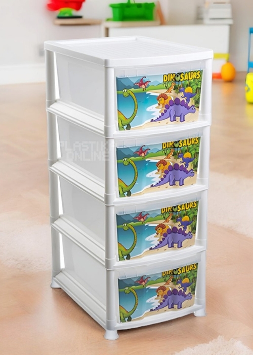 DINO VIŠENAMENSKI FIOKAR DECO 1u4 SA APLIKACIJOM