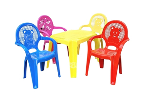 Dečiji set za sedenje KIDS (stočić Caffe i 4 stolice Violeta) beneton