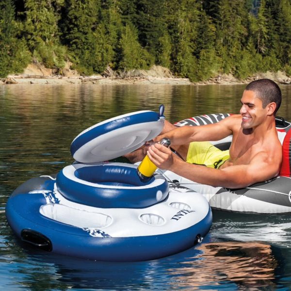 INTEX Mega Chill Plutajući Frižider 15l , plutajući frižider za bazen, frižider sa poklopcem, praktični frižider za bazen