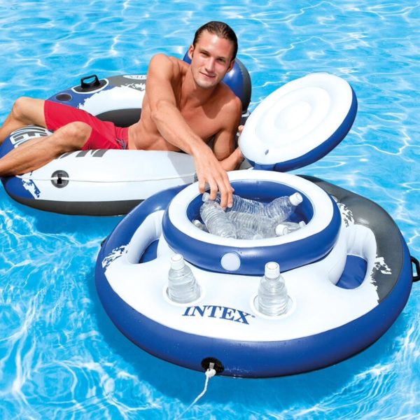 INTEX Mega Chill Plutajući Frižider 15l , plutajući frižider za bazen, frižider sa poklopcem, praktični frižider za bazen