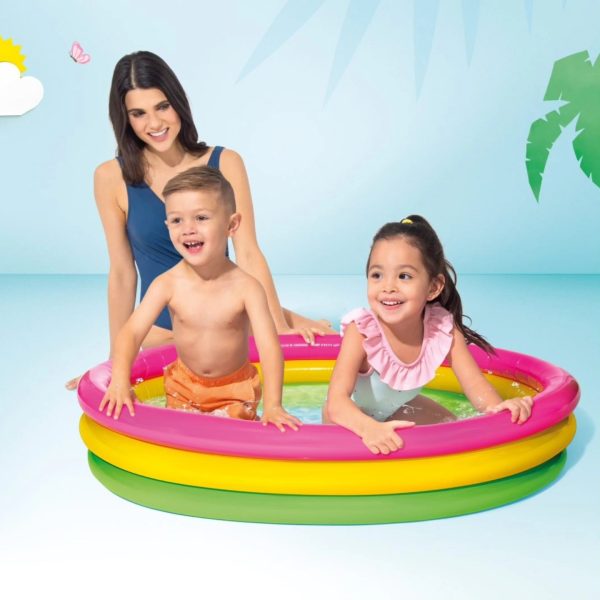 Intex bazen za decu 114cm x 25cm, intex bazen za decu , dečiji bazen sa mekanim dnom, mali bazen za terasu