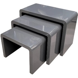 Klub stolovi 3u1 GREY TRIO
