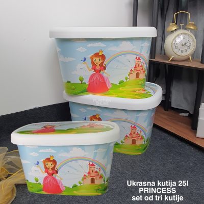 Kutije za odlaganje 25l Princess ukrasna kutija 25l Ukrasna kutija 25L , kutije za odlaganje, box sa dezenom , plasticne kutije od 25l