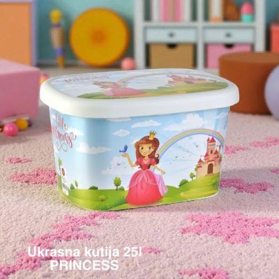 Kutije za odlaganje 25l Princess ukrasna kutija 25l Ukrasna kutija 25L , kutije za odlaganje, box sa dezenom , plasticne kutije od 25l