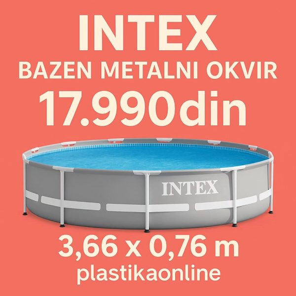 PRISM FRAME BAZEN SA PUMPOM 3 , Intex bazen, Montažni bazen , Bazen sa filter pumpom