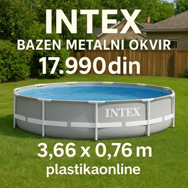 PRISM FRAME BAZEN SA PUMPOM 3 , Intex bazen, Montažni bazen , Bazen sa filter pumpom