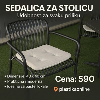 Sedalica za stolicu 40x40, Sedalica za sve tipove stolica, Udobna sedalica