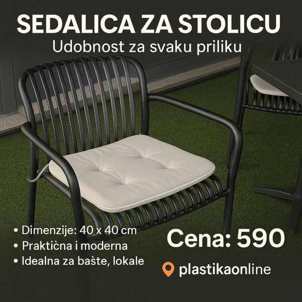 Sedalica za stolicu 40x40, Sedalica za sve tipove stolica, Udobna sedalica
