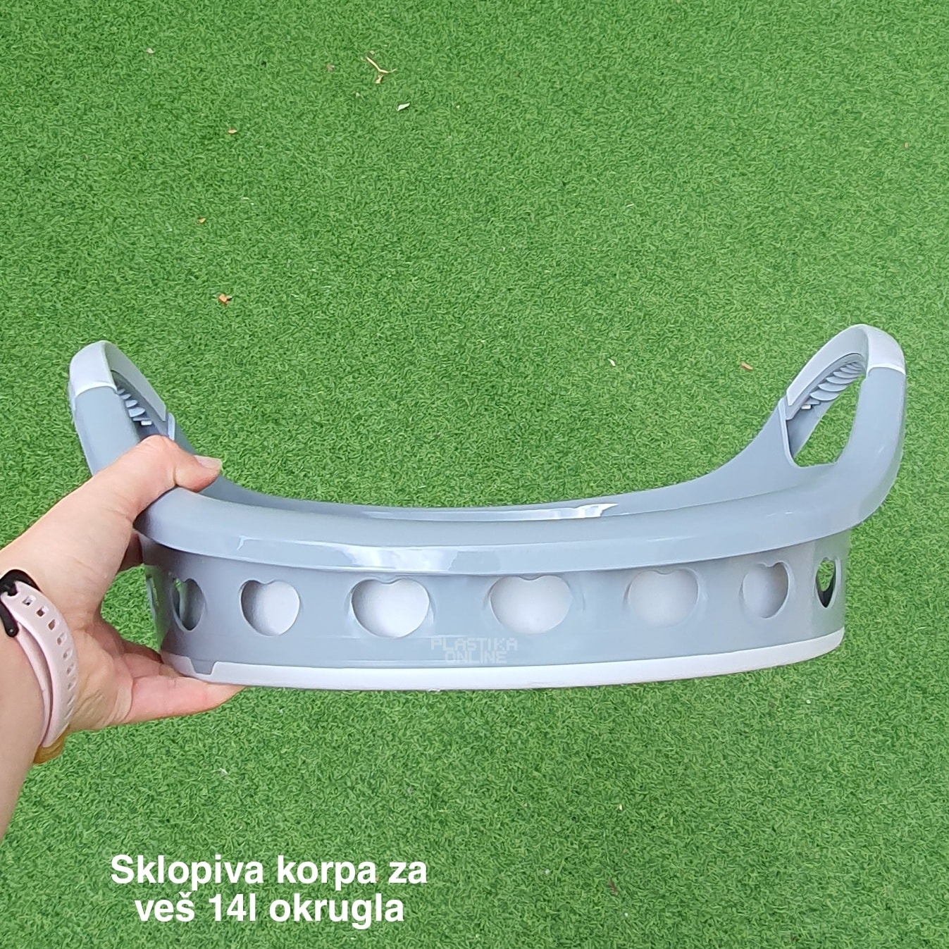 Sklopiva korpa za veš 14l okrugla