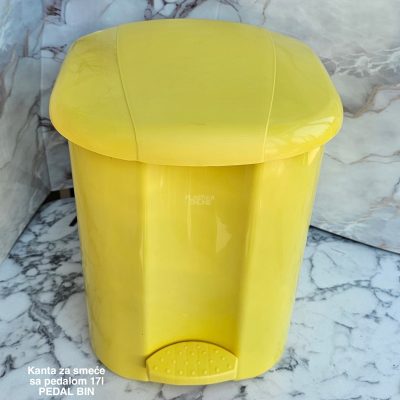 Kanta za smeće sa pedalom 17l , kanta za otpad, kanta za smeće, kanta za kuhinju, kanta za kupatilo, kanta za kancelariju