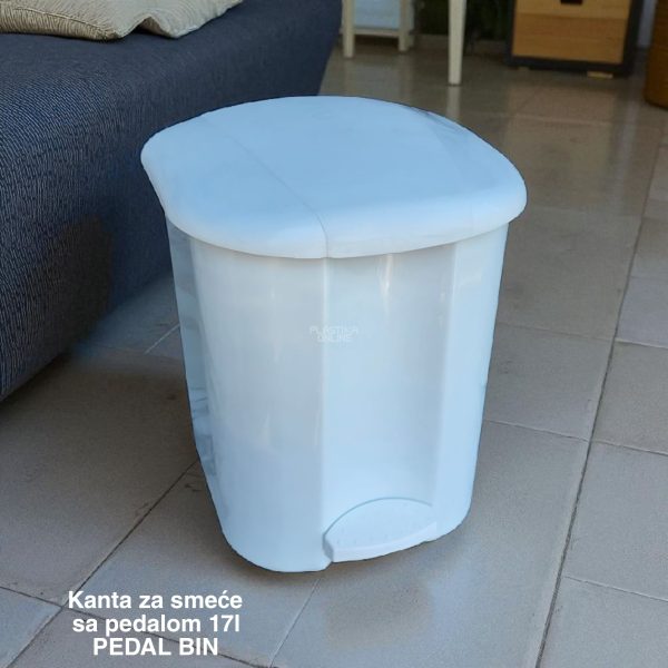 Kanta za smeće sa pedalom 17l , kanta za otpad, kanta za smeće, kanta za kuhinju, kanta za kupatilo, kanta za kancelariju