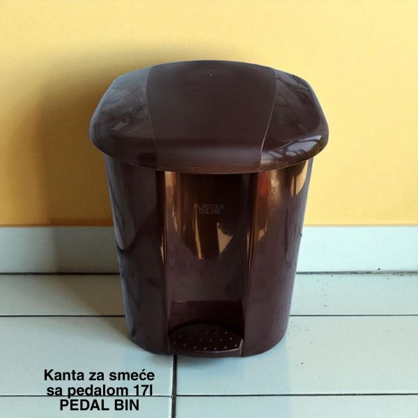 Kanta za smeće sa pedalom 17l , kanta za otpad, kanta za smeće, kanta za kuhinju, kanta za kupatilo, kanta za kancelariju