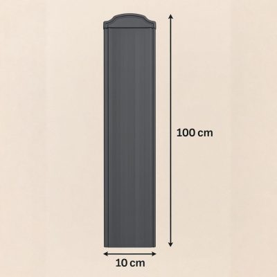 PVC letva za ograde h100 , Pvc ograde, Plastične ograde, Pvc tarabice , Ograde za terasu , Pvc ogradice, 10cm antracit, PVC letva za ograde h80, PVC letva za ograde h120, PVC letva za ograde h150