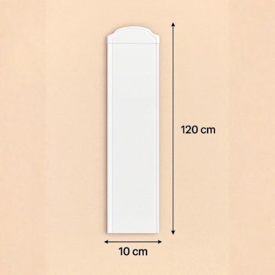 PVC letva za ograde h100 , Pvc ograde, Plastične ograde, Pvc tarabice , Ograde za terasu , Pvc ogradice, 10cm bele