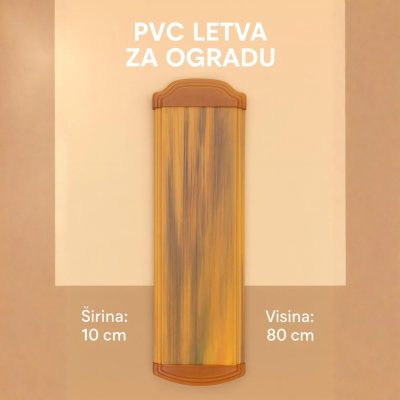 PVC letva za ograde h100 , Pvc ograde, Plastične ograde, Pvc tarabice , Ograde za terasu , Pvc ogradice, 10cm braon PVC letva za ograde h80, PVC letva za ograde h120, PVC letva za ograde h150