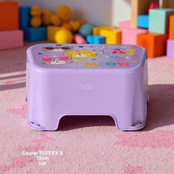 Steper TUFFEX S 15 cm , stepenik za decu, stepenice za decu, plasticne stepenice, stepenice za decu za kupatilo cat