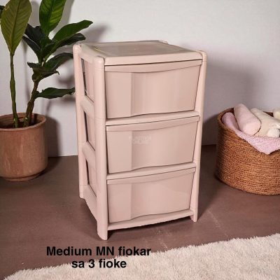 Fiokar sa 3 fioke, Plastični fiokar, Plasticne police sa fiokama , prodaja plasticnih fiokara, fiokari za kuhinju, fiokari za kupatilo, odlaganje odeće moka