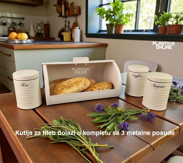 Kutija za hleb metalna