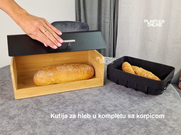 Kutija za hleb i korpica