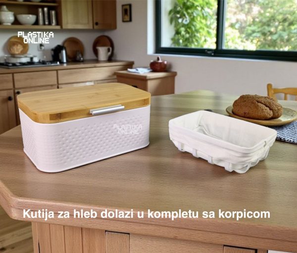 Kutija za hleb i korpica