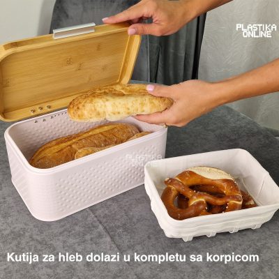 kutija za hleb i korpica