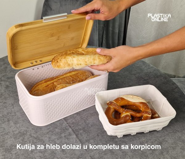 kutija za hleb i korpica