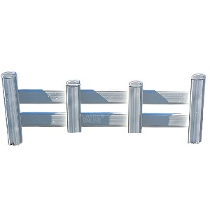 PVC Ograda MINI 1m bela
