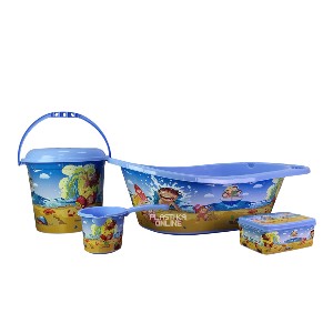 SURFER SET ZA KUPANJE 4u1 (kadica za bebe, polivaca, kanta, kutija)